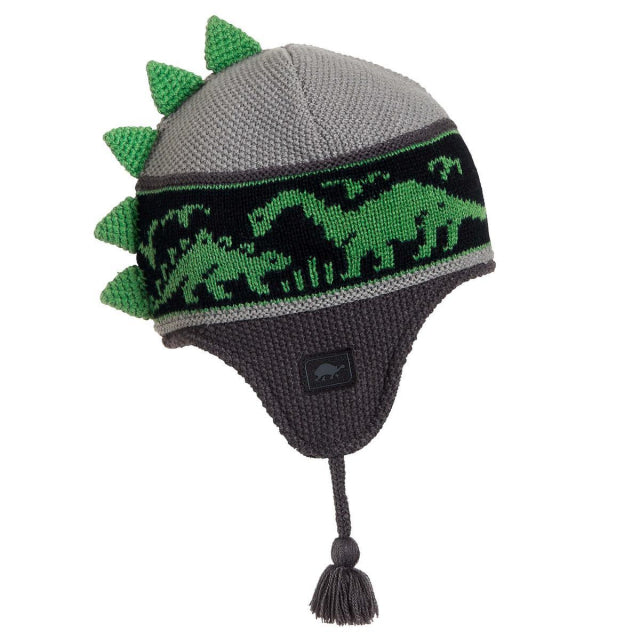 Turtle Fur Kids Dr. Dino Hat Gray